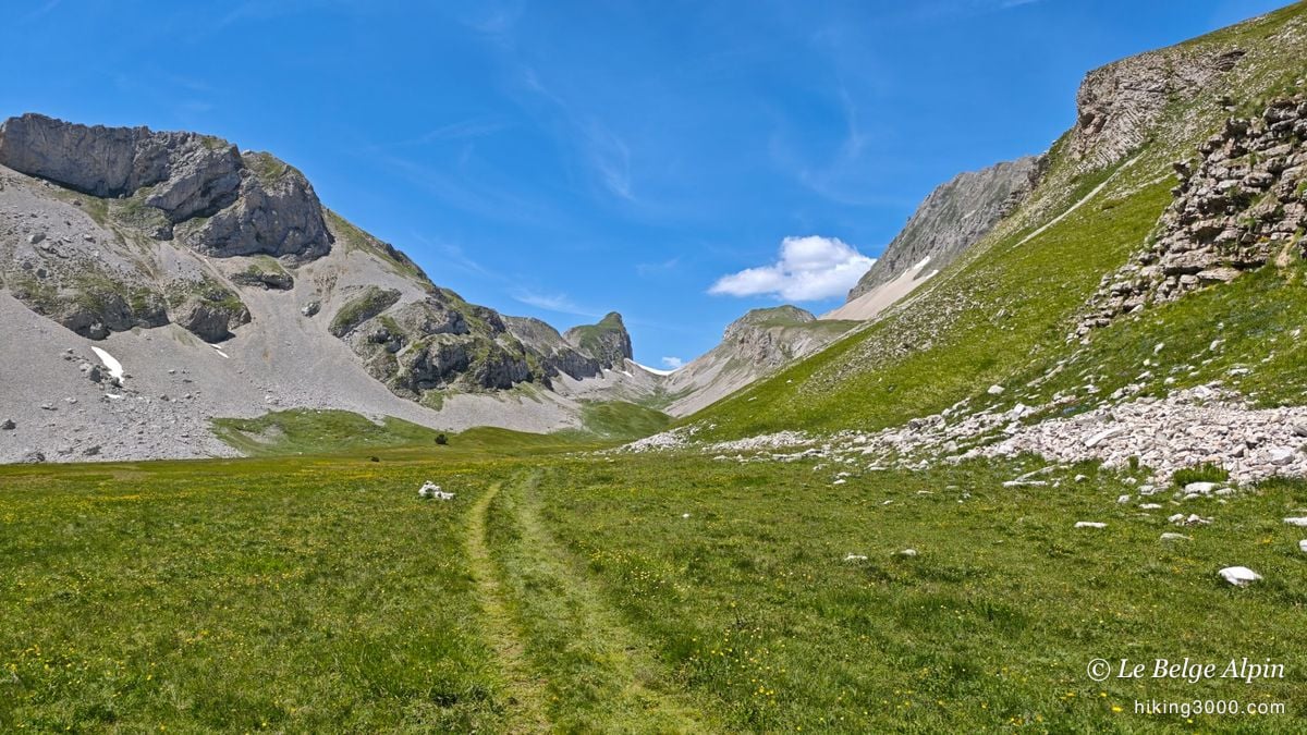 The faint path toward the valley