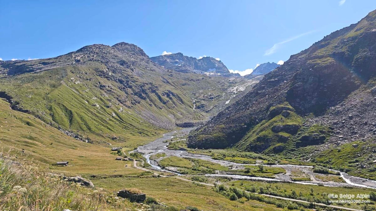 Le vallon de la Duis au départ, sortie de l'Écot