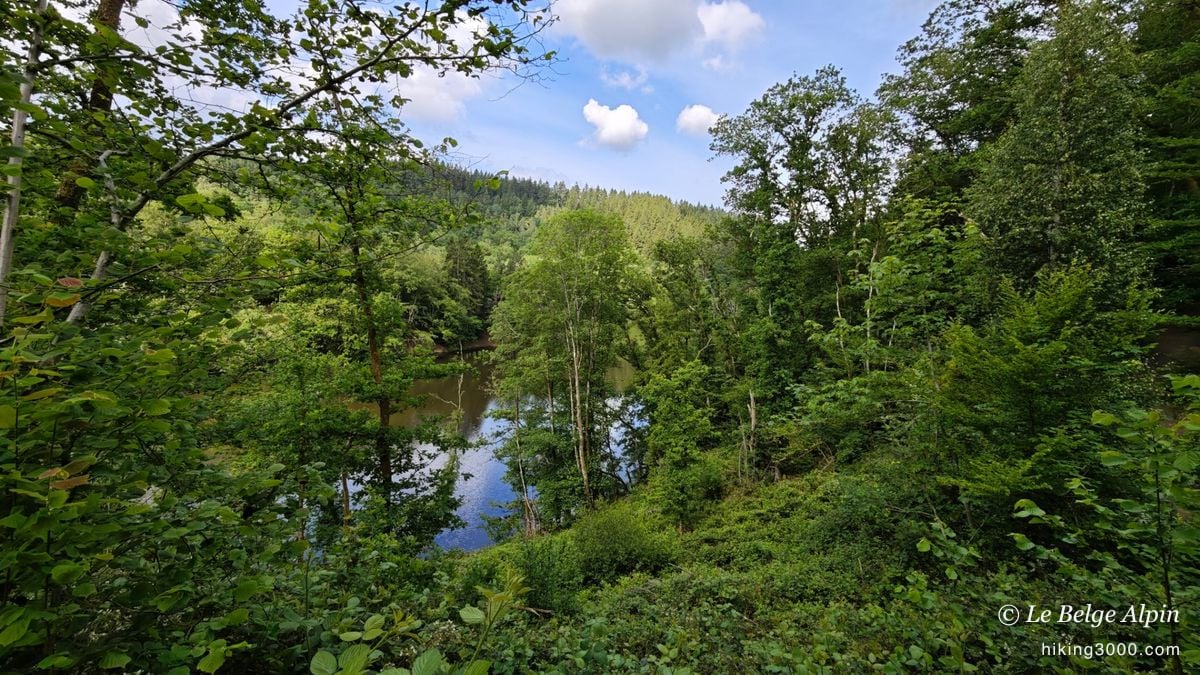Tour du lac de Nisramont (15 km, 597 D+)