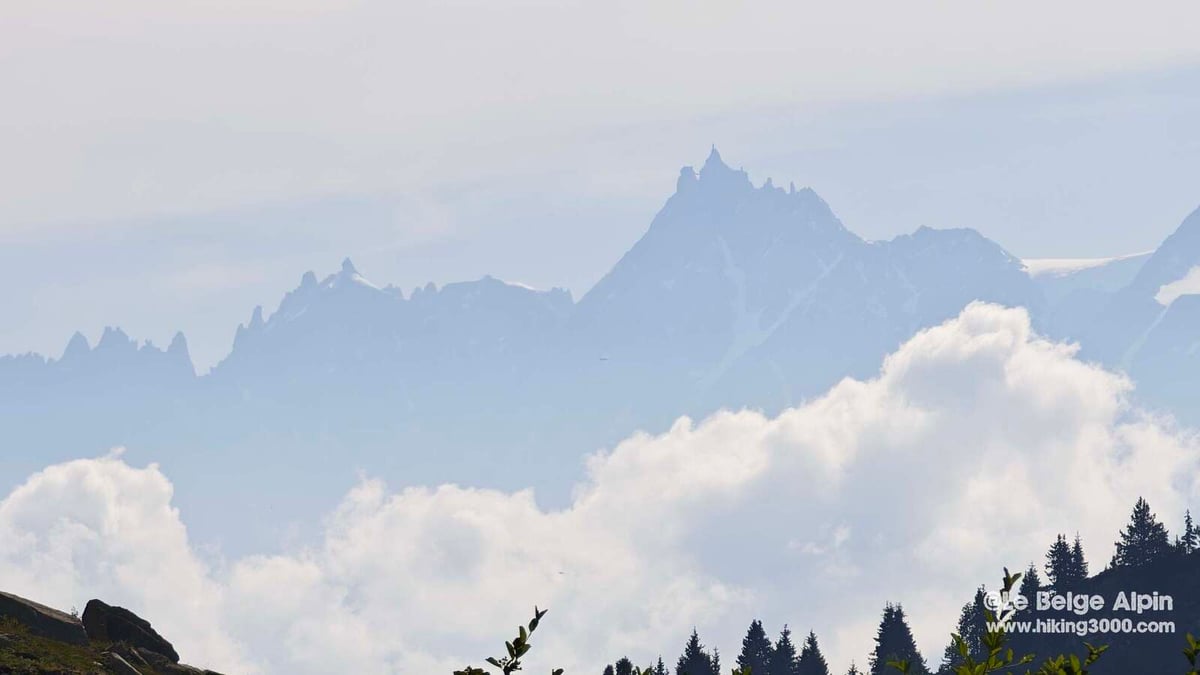 Silhouette de l'Aiguille du Midi, inconfondible