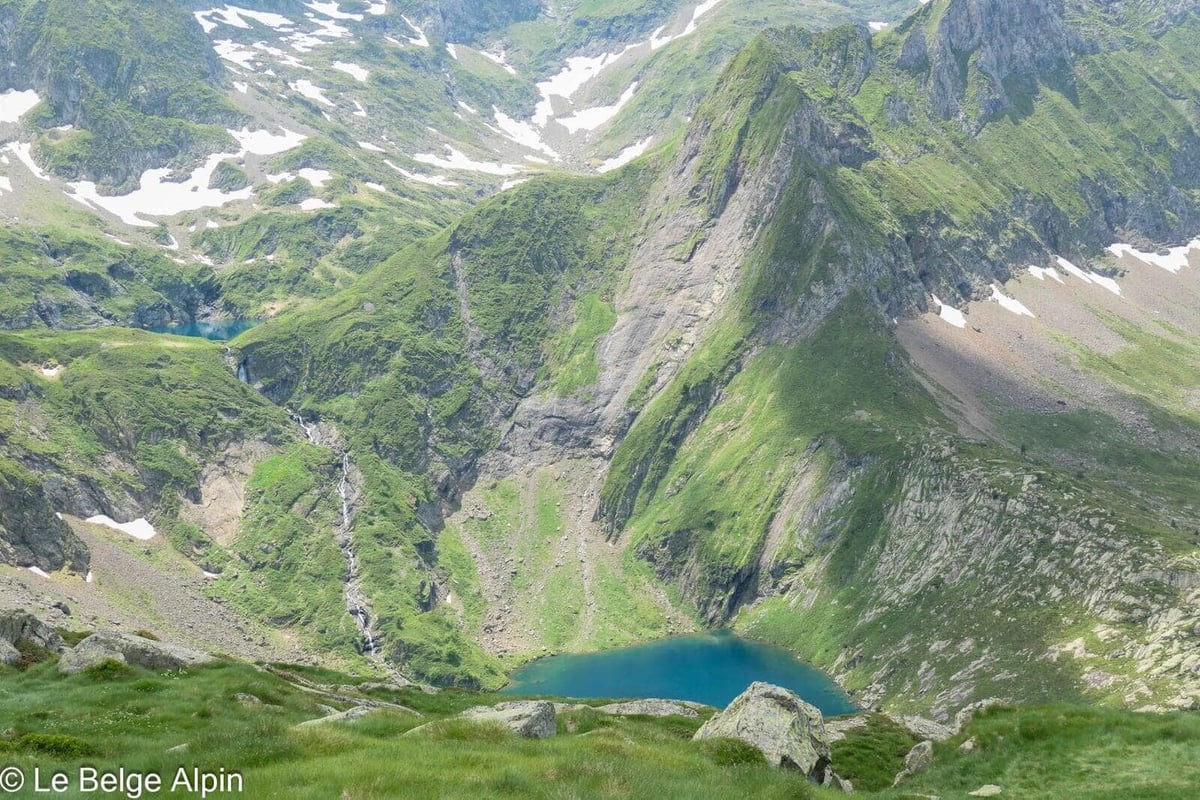 Versant nord depuis le sommet — Couserans ariégeois
