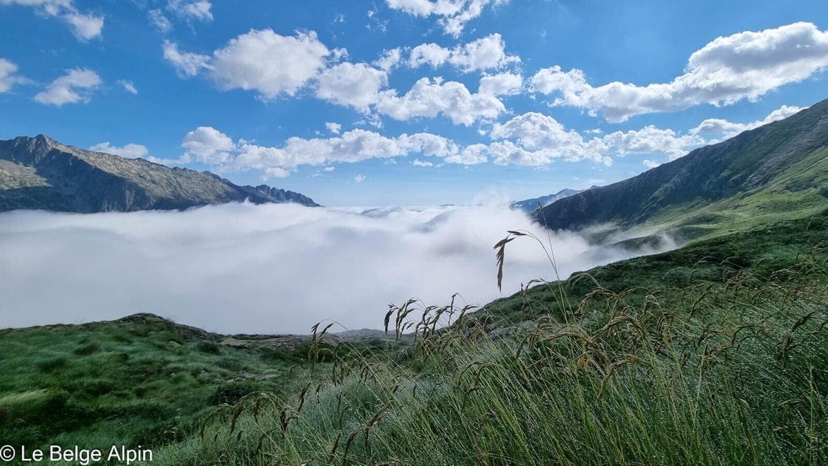 Au-dessus de la mer de nuages, premier bon moment
