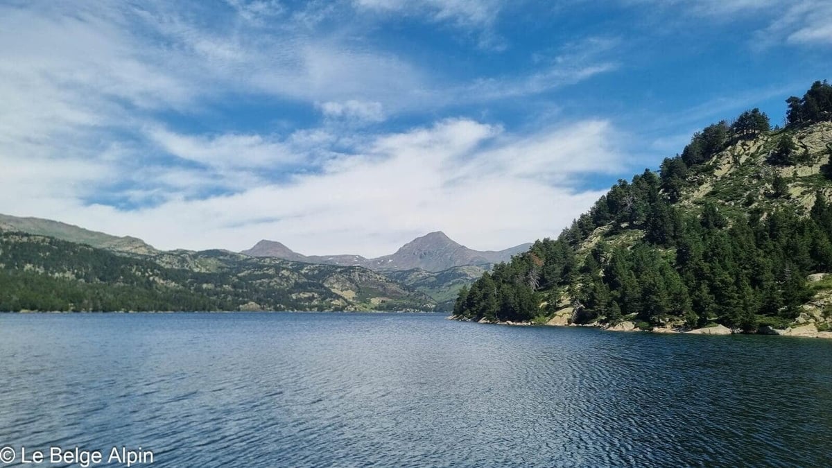 Lac des Bouillouses, départ de la rando