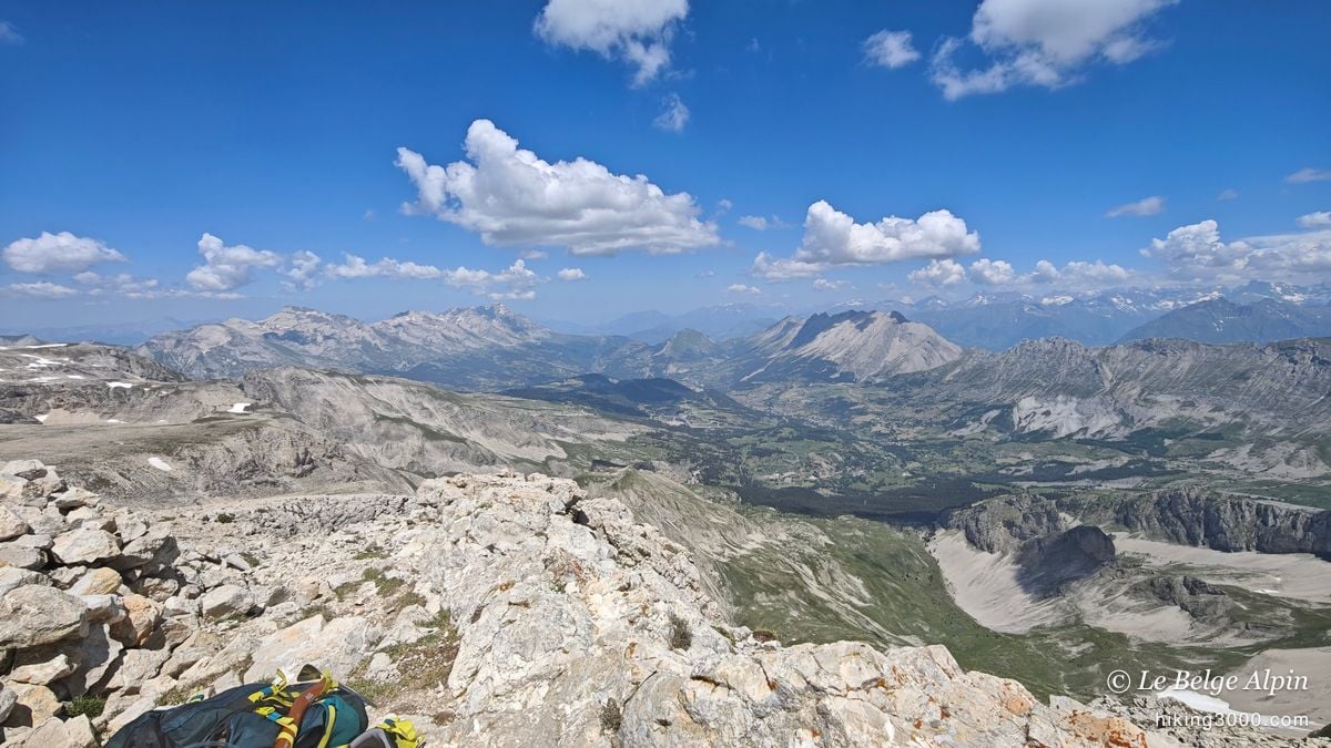 Pic de Bure par la Combe d'Aurouze et la Combe de Mai (2709 m)