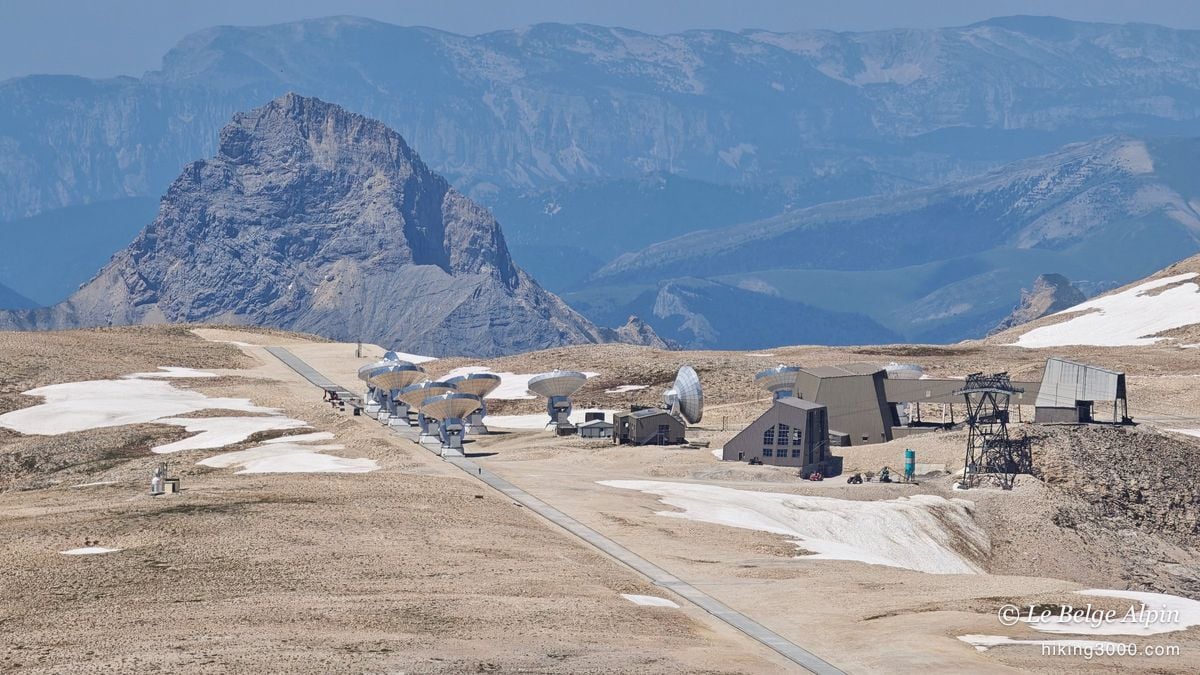 Les antennes de l'observatoire radio du plateau