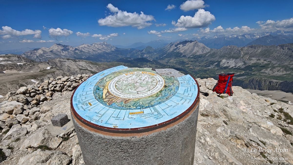 La table d'orientation, au point culminant