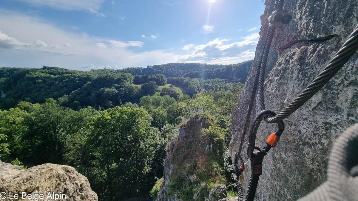 Via ferrata de Pont-à-Lesse (Castel)