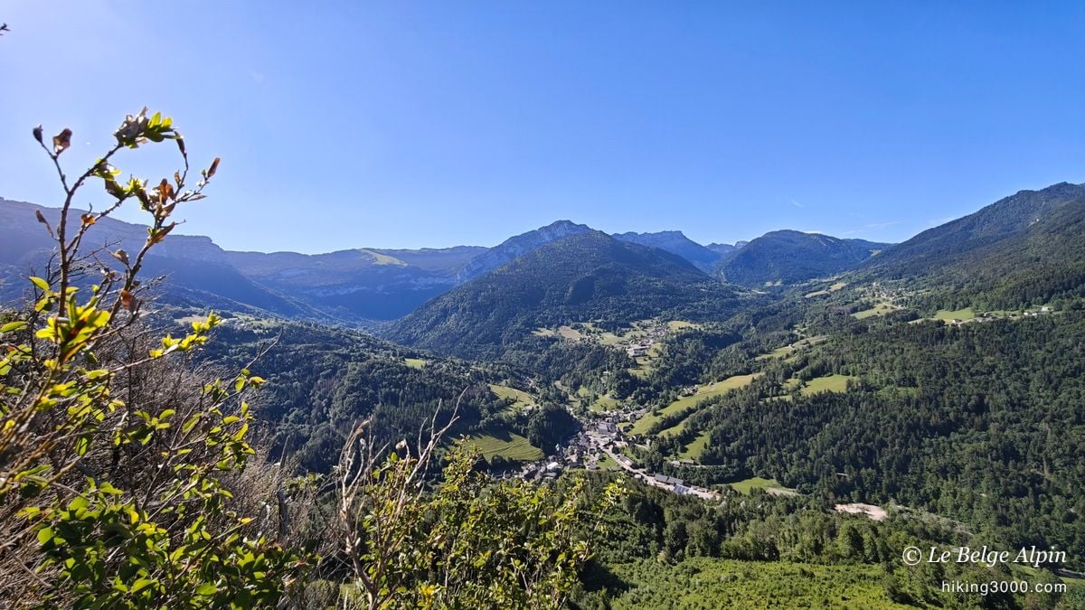 La vallée d'Entremont, juste avant de rentrer